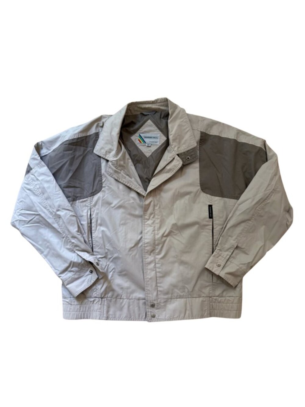 VINTAGE EUC -  Members Only Colorblock Racer Jacket 80's  L 42